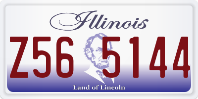 IL license plate Z565144