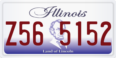 IL license plate Z565152
