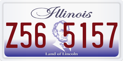IL license plate Z565157