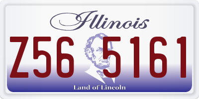 IL license plate Z565161