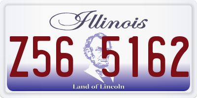 IL license plate Z565162