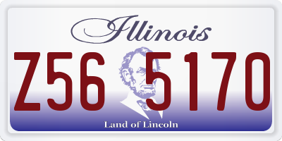 IL license plate Z565170