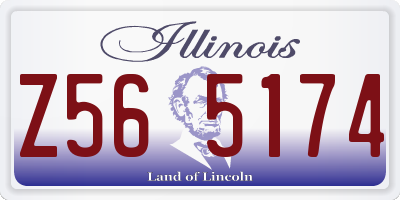 IL license plate Z565174