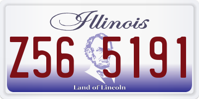 IL license plate Z565191