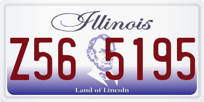 IL license plate Z565195