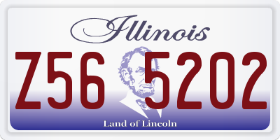 IL license plate Z565202