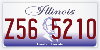 IL license plate Z565210