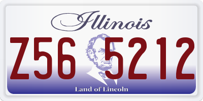 IL license plate Z565212