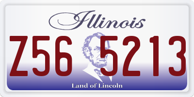 IL license plate Z565213