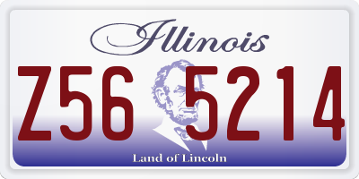 IL license plate Z565214