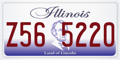 IL license plate Z565220