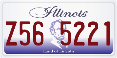 IL license plate Z565221