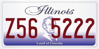 IL license plate Z565222