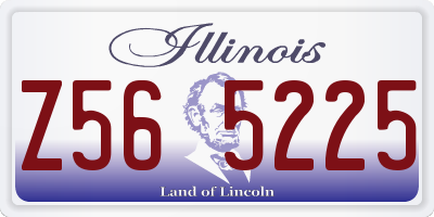 IL license plate Z565225