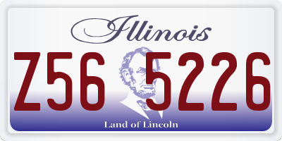 IL license plate Z565226