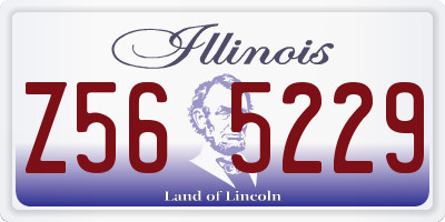 IL license plate Z565229