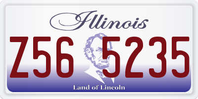 IL license plate Z565235