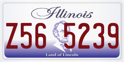 IL license plate Z565239