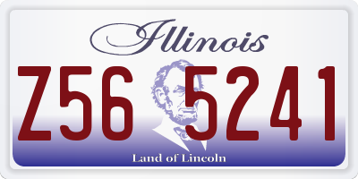 IL license plate Z565241