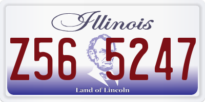 IL license plate Z565247