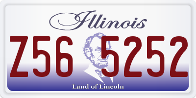 IL license plate Z565252