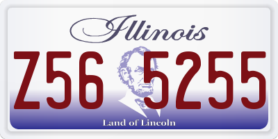 IL license plate Z565255