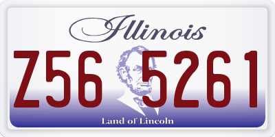 IL license plate Z565261
