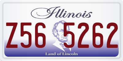 IL license plate Z565262