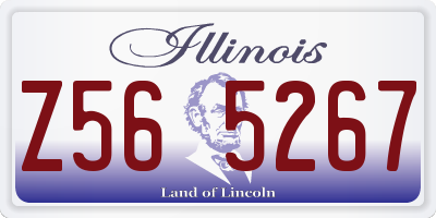 IL license plate Z565267