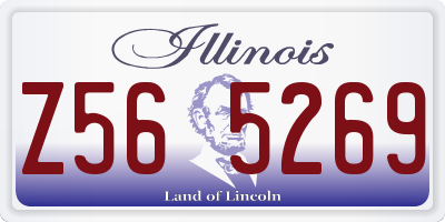 IL license plate Z565269