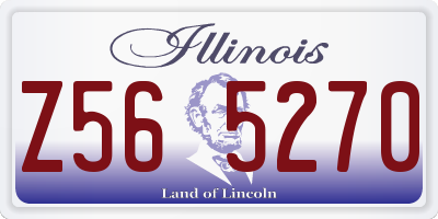 IL license plate Z565270
