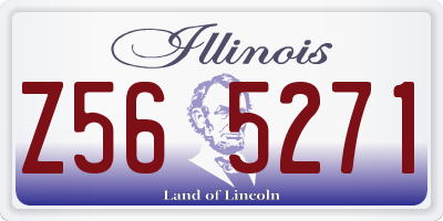 IL license plate Z565271