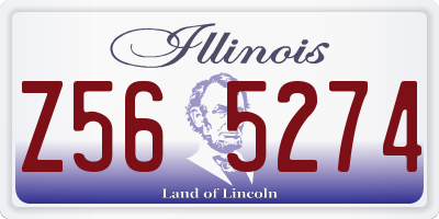 IL license plate Z565274