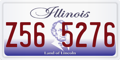 IL license plate Z565276