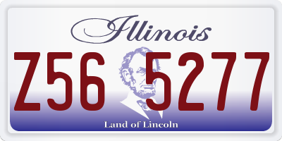 IL license plate Z565277