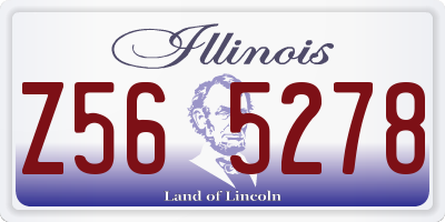 IL license plate Z565278