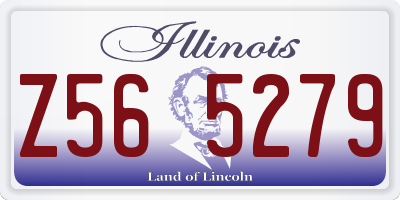 IL license plate Z565279