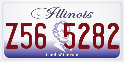 IL license plate Z565282