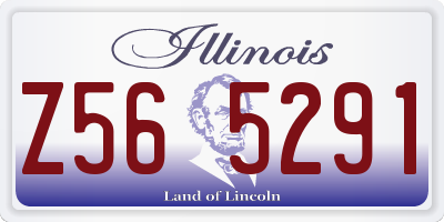 IL license plate Z565291