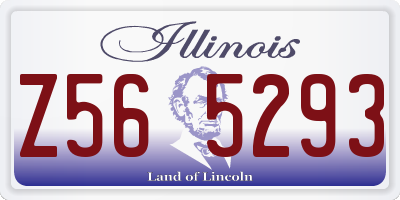 IL license plate Z565293