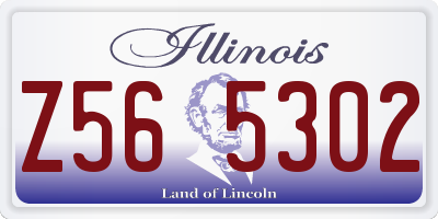 IL license plate Z565302