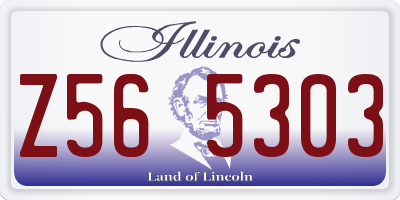 IL license plate Z565303