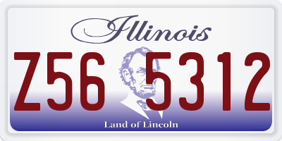 IL license plate Z565312