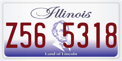 IL license plate Z565318
