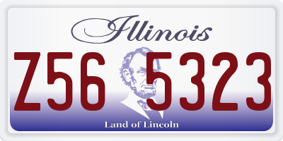 IL license plate Z565323