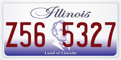 IL license plate Z565327