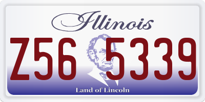 IL license plate Z565339