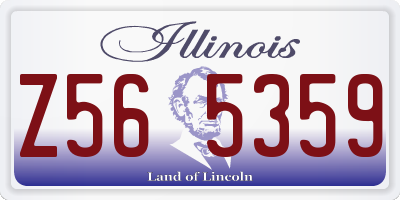 IL license plate Z565359