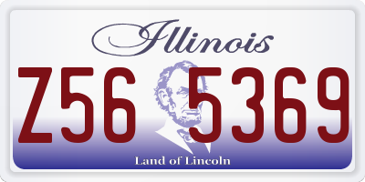 IL license plate Z565369