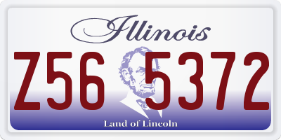 IL license plate Z565372